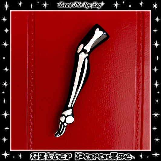 Brooch: Dead Pinup Leg