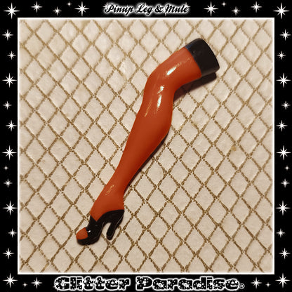 Brooch: Pinup Leg