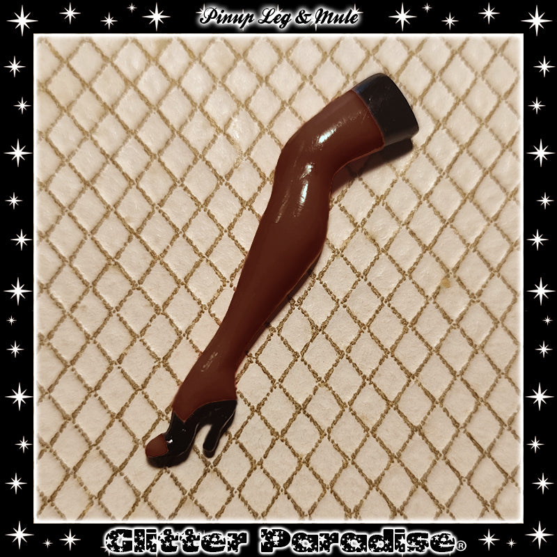 Brooch: Pinup Leg