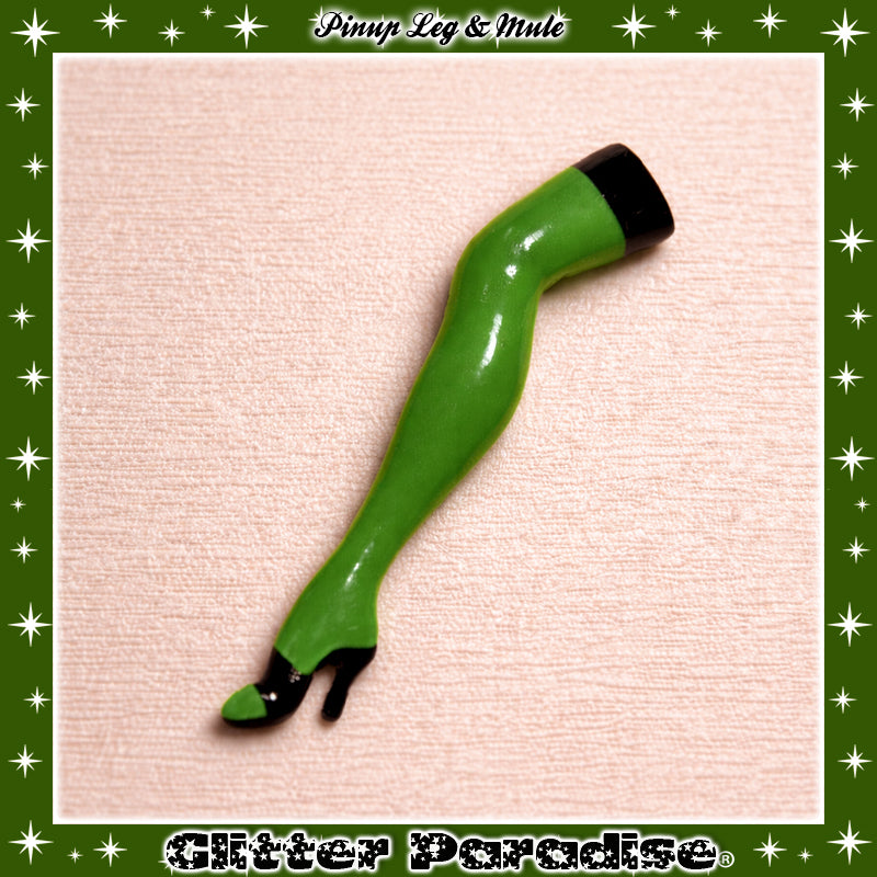Brooch: Pinup Leg Color