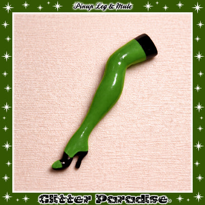 Brooch: Pinup Leg Color