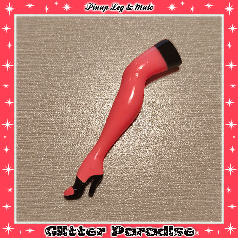 Brooch: Pinup Leg Color