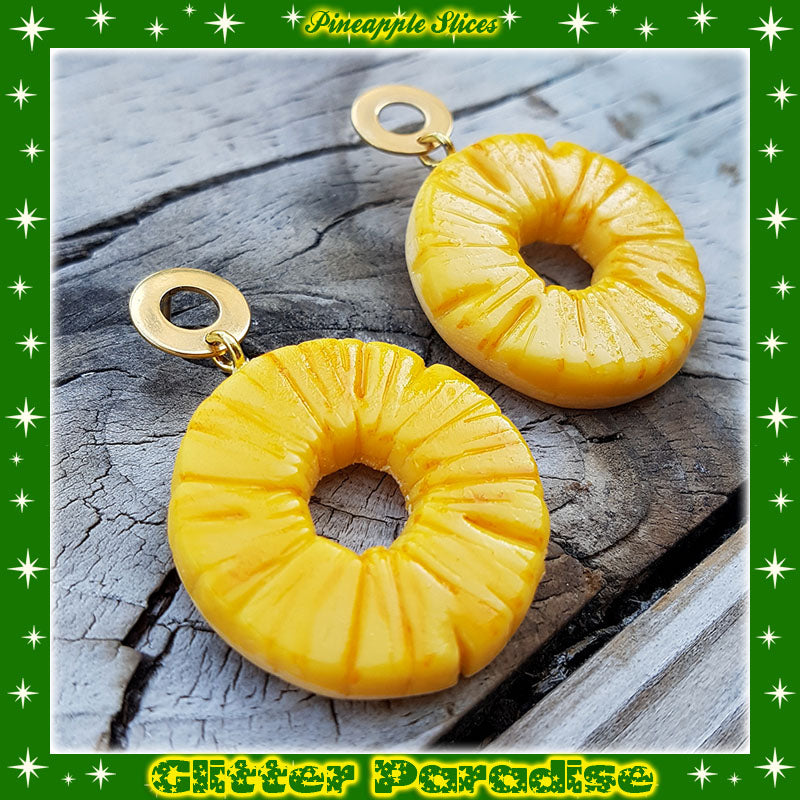 Pendientes : Pineapple Slice