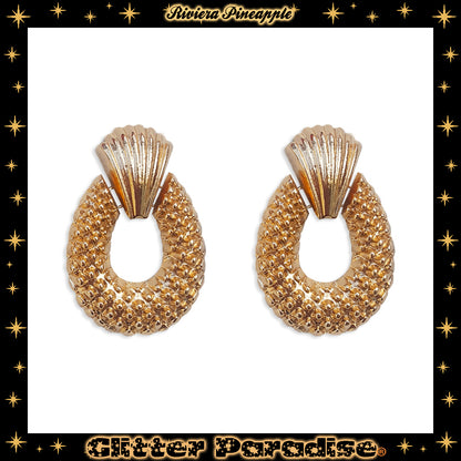 Earrings: Pineapple Riviera