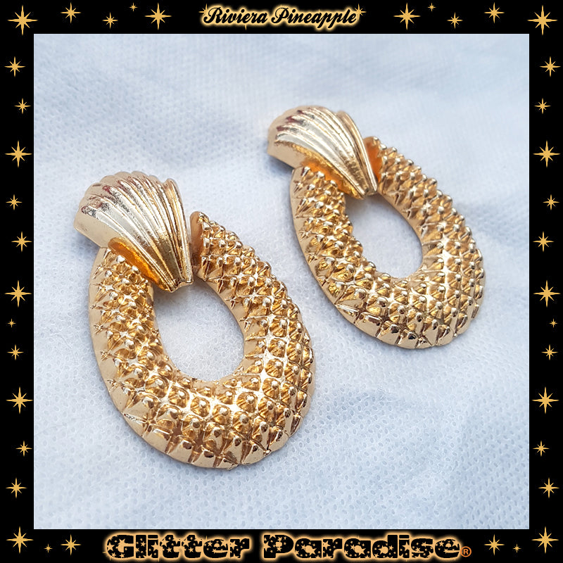 Earrings: Pineapple Riviera