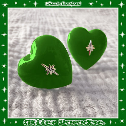 Earrings: Atomic Sweetheart Plain