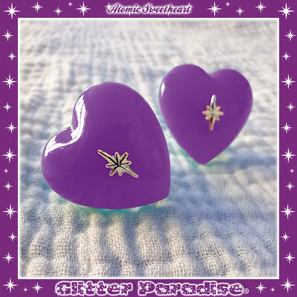 Earrings: Atomic Sweetheart Plain