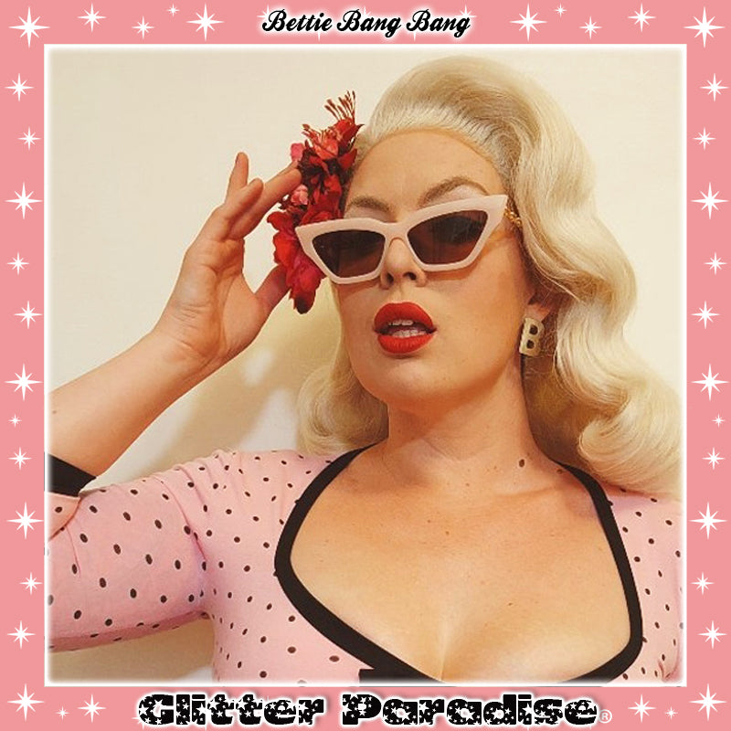 Earrings: Initials B.B