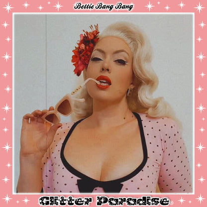 Earrings: Initials B.B