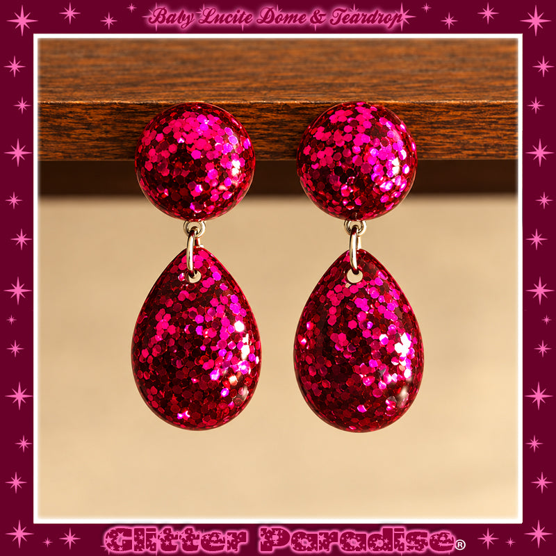 Pendientes: Baby Dome and Teardrop Dots