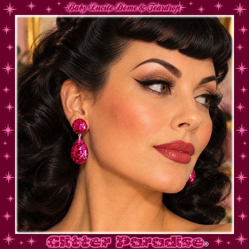 Pendientes: Baby Dome and Teardrop Dots