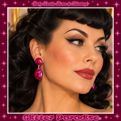 Pendientes: Baby Dome and Teardrop Dots