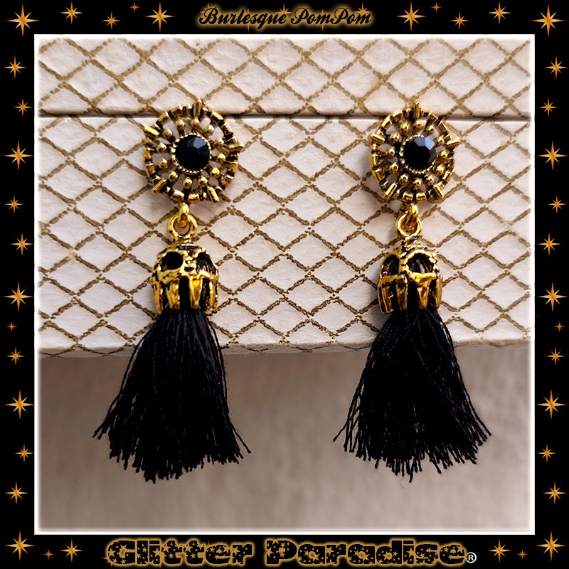 Earrings: Burlesque Pompom