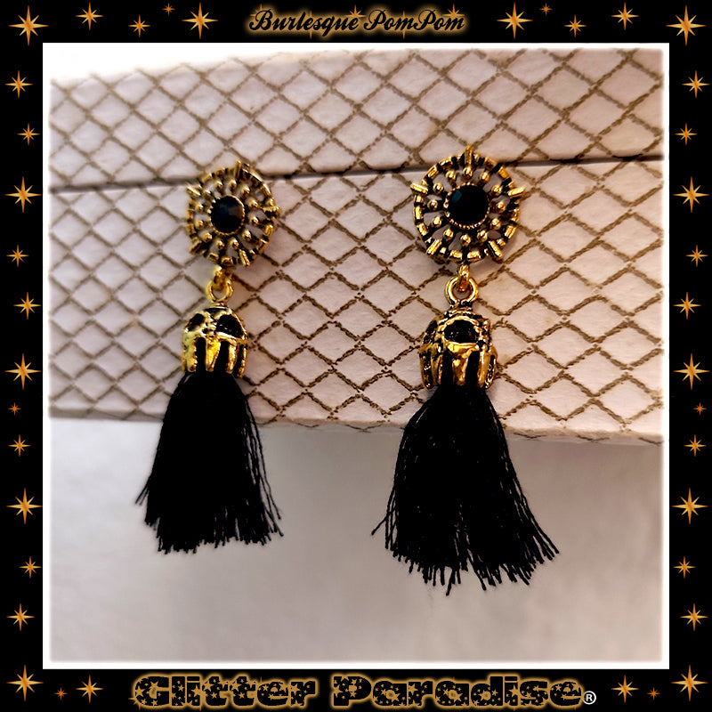 Earrings: Burlesque Pompom
