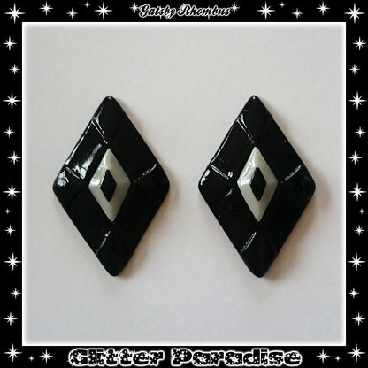 Earrings: Deco Rhombus