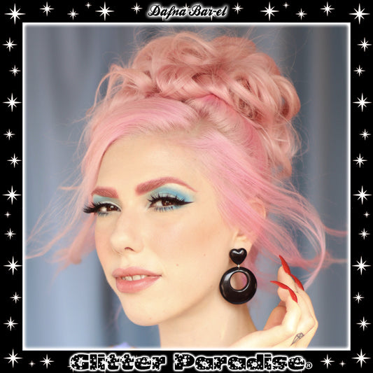 Earrings: Fakelite Hoops & Heart