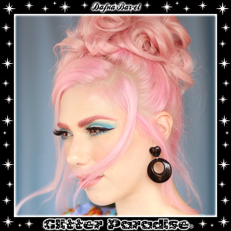 Earrings: Fakelite Hoops & Heart