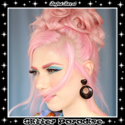 Earrings: Fakelite Hoops & Heart