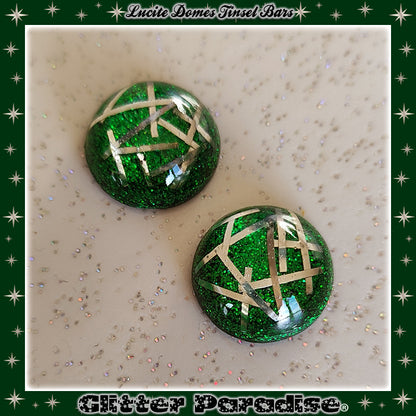 Earrings: Confetti Lucite Dômes Big Bars