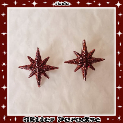 Pendientes: Starlite Lucite