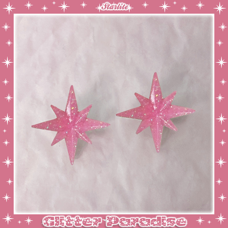 Pendientes: Starlite Lucite