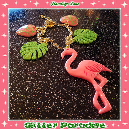 Necklace: Flamingo Love