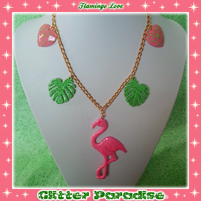 Necklace: Flamingo Love