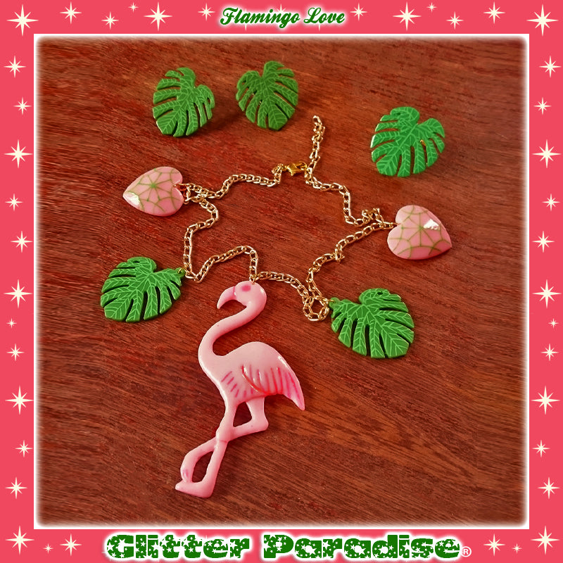 Necklace: Flamingo Love