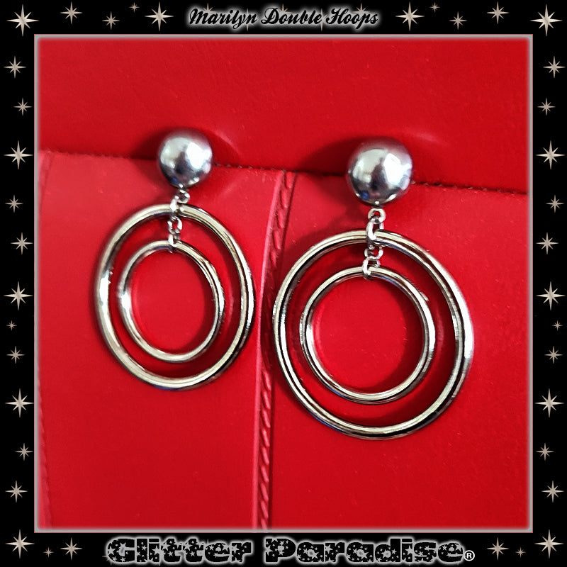 Boucles d'Oreilles : Marilyn Double Hoops
