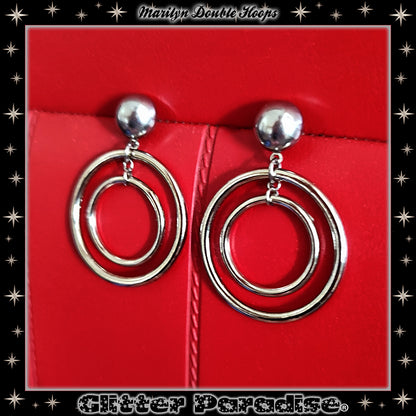Boucles d'Oreilles : Marilyn Double Hoops