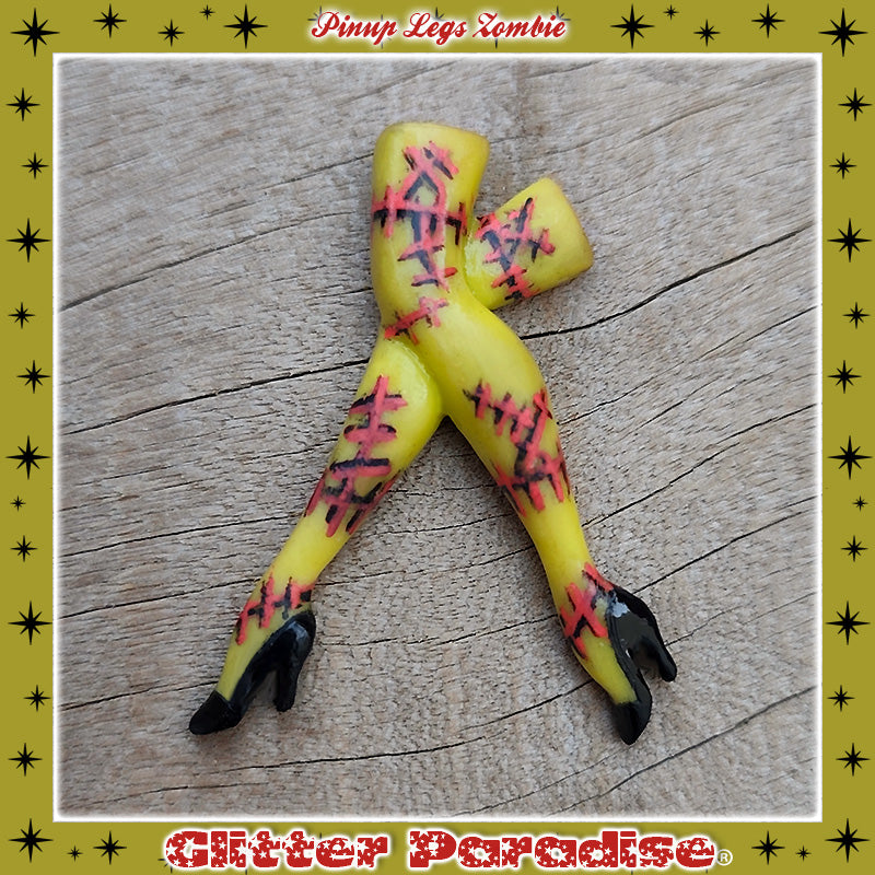 Brooch: Zombie Pinup Legs