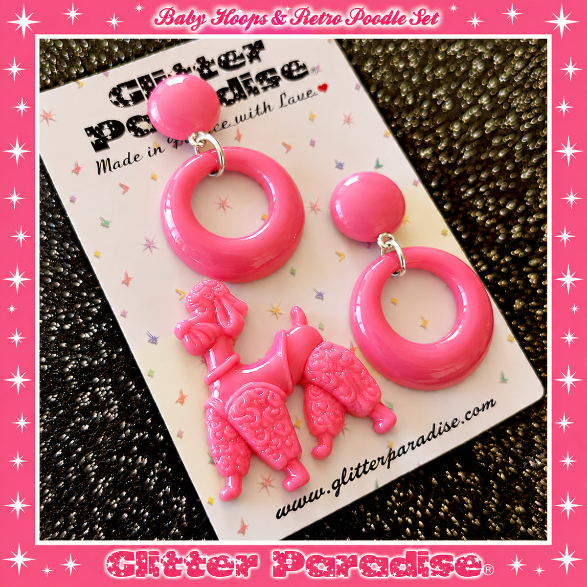 Cojunto: Baby Hoops and Retro Poodle