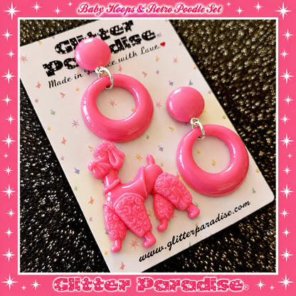 Cojunto: Baby Hoops and Retro Poodle