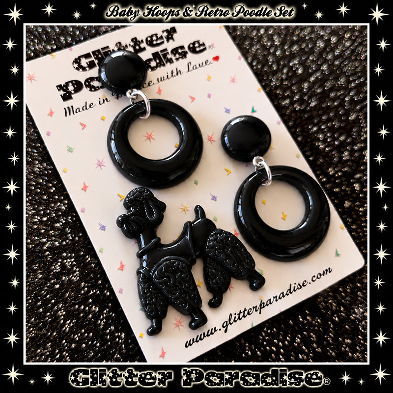 Cojunto: Baby Hoops and Retro Poodle