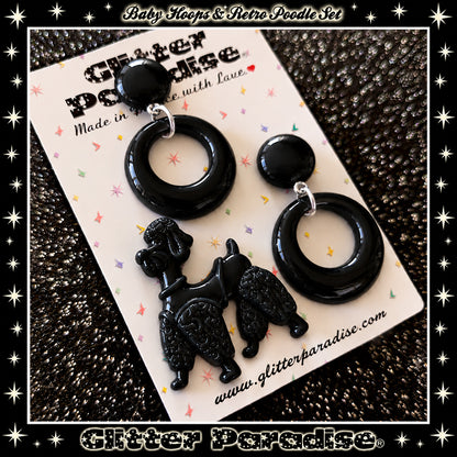 Cojunto: Baby Hoops and Retro Poodle