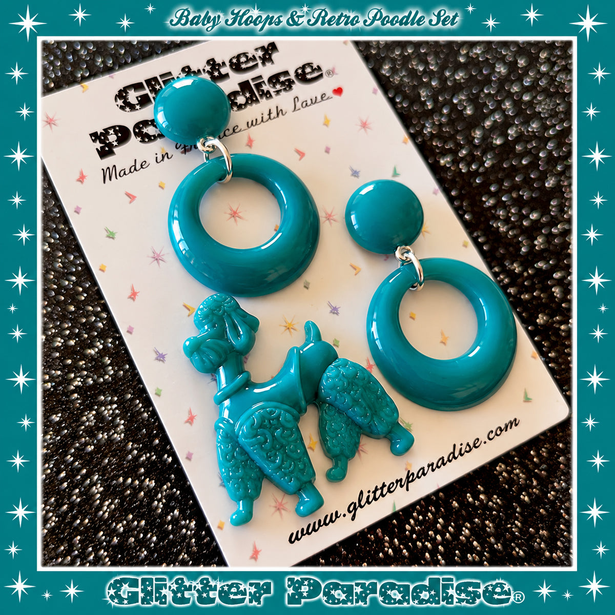 Cojunto: Baby Hoops and Retro Poodle