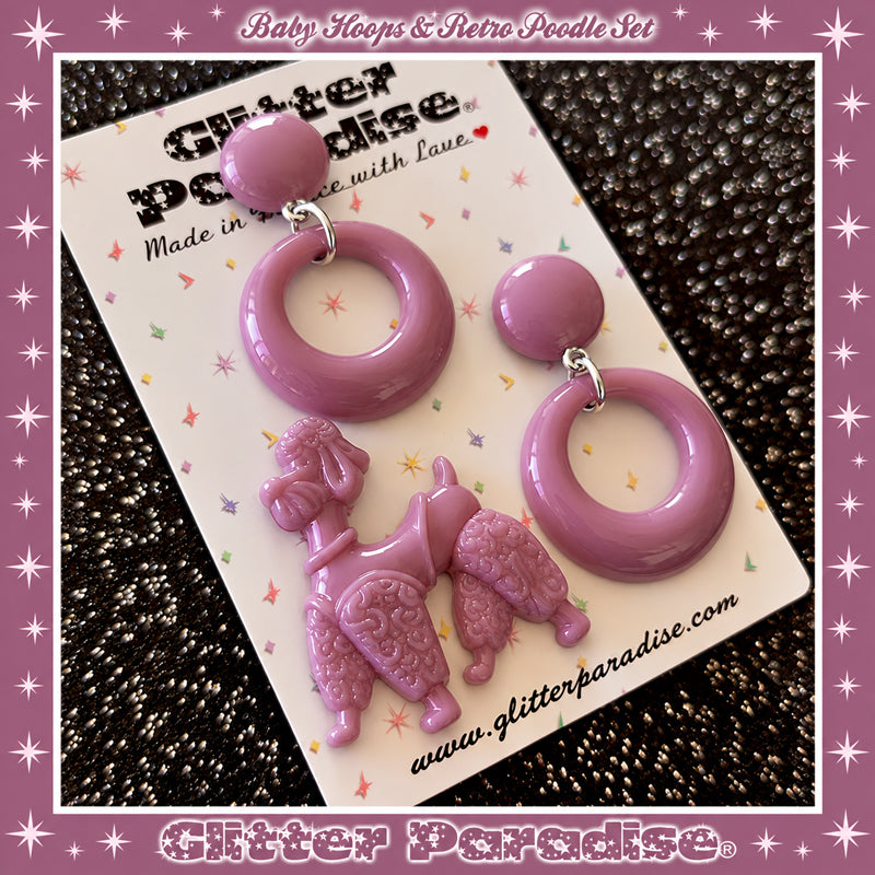 Cojunto: Baby Hoops and Retro Poodle