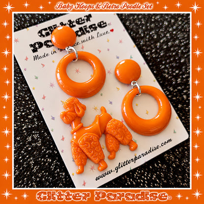 Cojunto: Baby Hoops and Retro Poodle