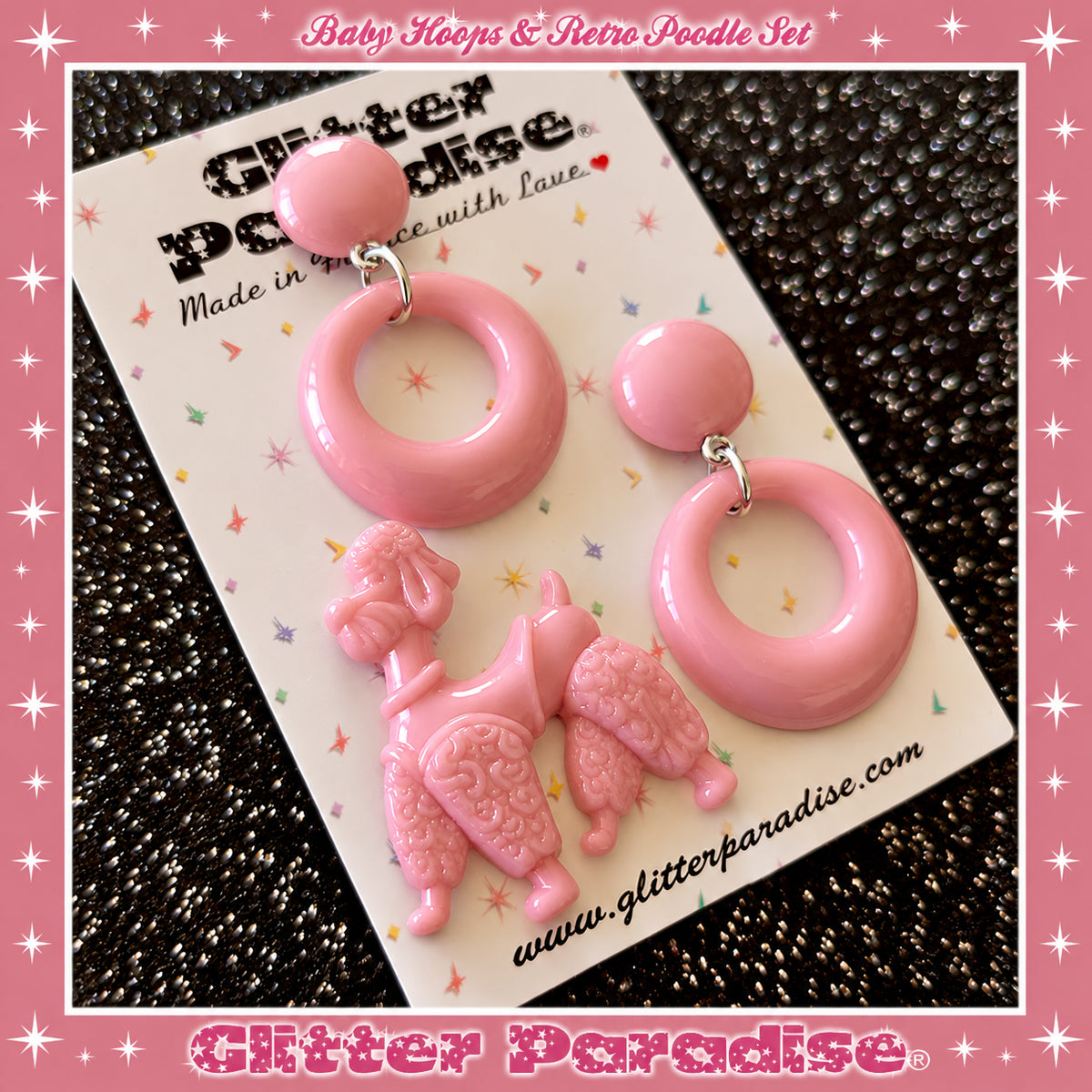 Cojunto: Baby Hoops and Retro Poodle