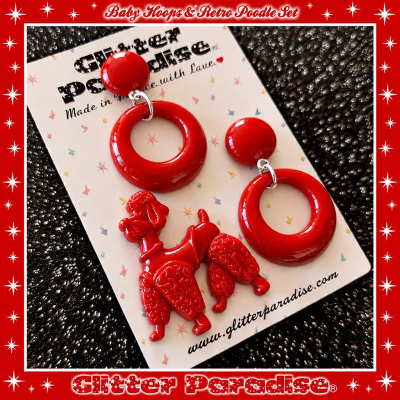 Cojunto: Baby Hoops and Retro Poodle