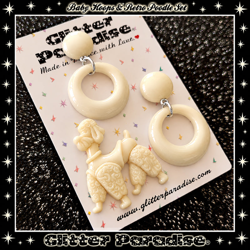 Cojunto: Baby Hoops and Retro Poodle