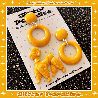 Cojunto: Baby Hoops and Retro Poodle