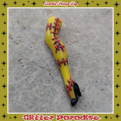 Brooch: Zombie Pinup Leg
