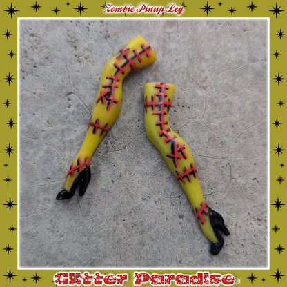 Brooch: Zombie Pinup Leg