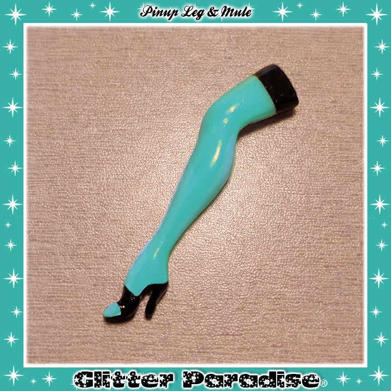 Brooch: Pinup Leg Color