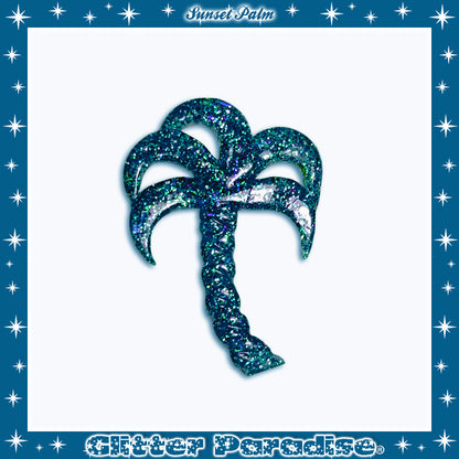 Brooch: Sunset Palm