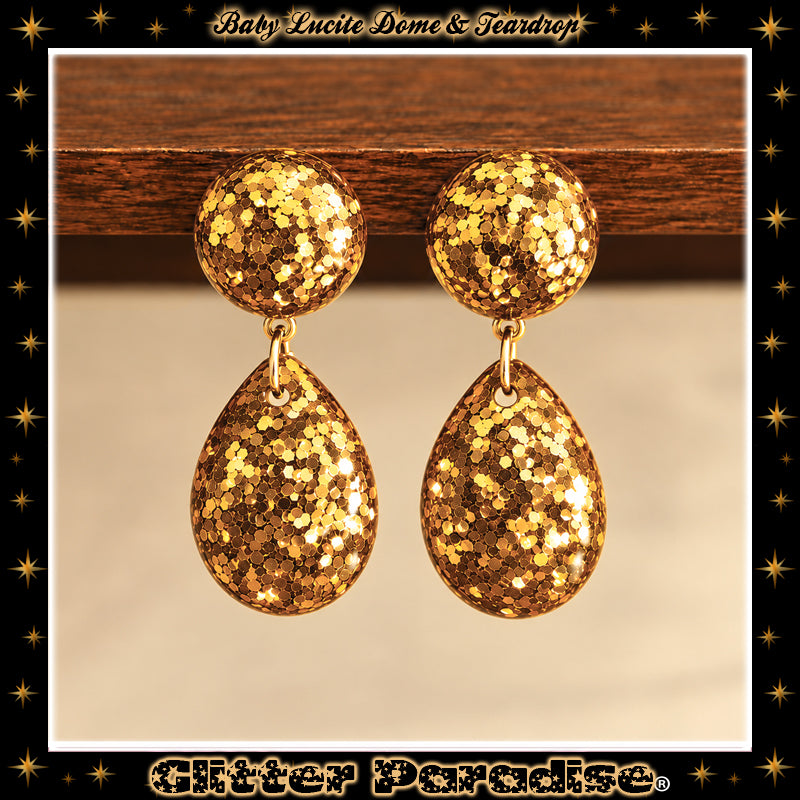 Pendientes: Baby Dome and Teardrop Dots