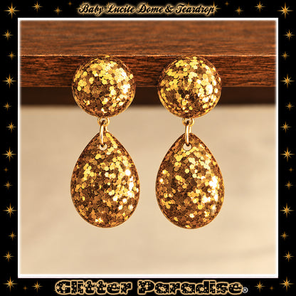 Pendientes: Baby Dome and Teardrop Dots
