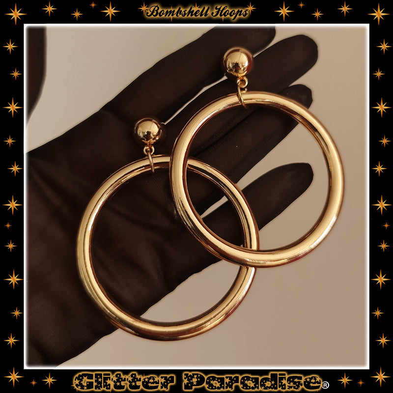 Earrings: Bomshell Hoops
