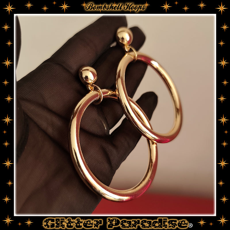 Earrings: Bomshell Hoops
